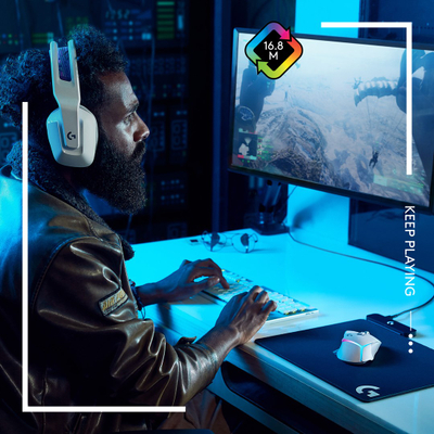 Гејминг глушец Logitech G502 X Plus, безжичен, RGB, црн