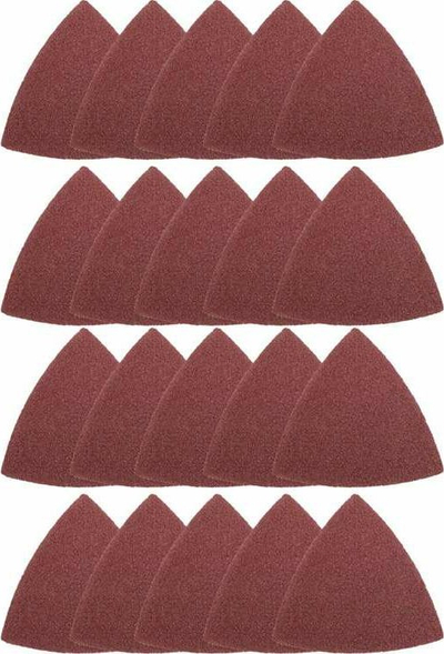 Set letra zmerile trekëndshe YATO YT-34693, 80mm, P80 P120 P240, 20 copë