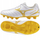 Këpucë futbolli fëmijësh Mizuno Monarcida Neo III Select Jr FG, për bar natyral, nr 36, të bardha