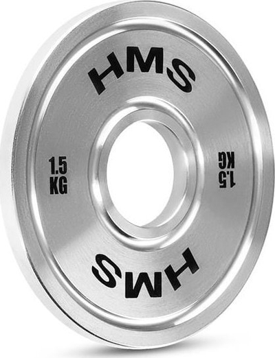 Disk peshe HMS TOS15 Olympic, çelik i kalibruar, vrimë olimpike, gri