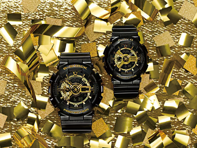 Orë për meshkuj Casio G-Shock GA-110GB-1AER (411), e zezë