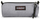 Çantë kozmetike Eastpak Benchmark Single, material tekstil, gri