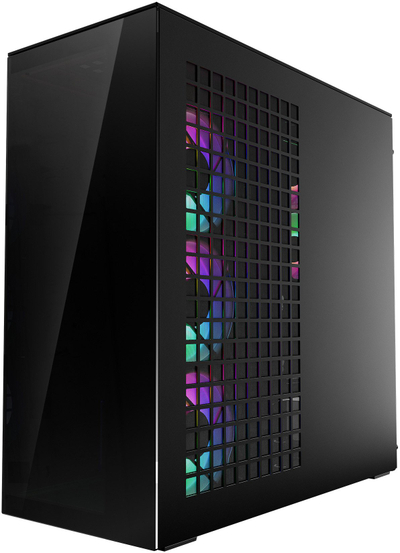 Kuti PC Arctic Xtender VG, mid tower, panel xhami i temperum, A RGB, montim vertikal GPU, e zezë