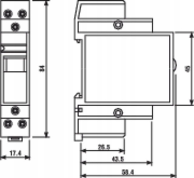 Relé modulare Finder 22.23.9.024.4000, 1 NO 1 NC, 24V DC, 20A