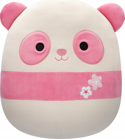 Lodër pelushi Squishmallows Matlin Pink Panda, 30cm, Sakura Cherry Blossom, rozë