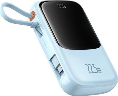 Powerbank Baseus Qpow Pro+ 10000mAh, 22.5W, USB C, blu