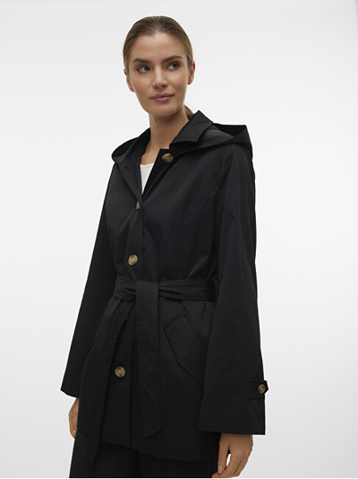 Pallto për femra Vero Moda VMCHELSEA, e zezë