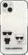 Mbështjellëse telefoni Karl Lagerfeld KLHCP13STPEKCW, për iPhone 13 mini 5.4", hardcase, e bardhë