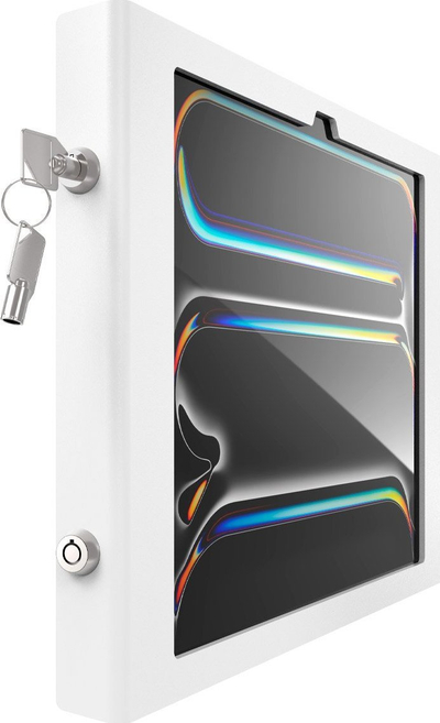 Mbajtëse muri për tablet Compulocks Apex, për iPad Pro M4 M5 13", VESA 75x75 100x100, e bardhë