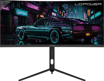 Гејминг монитор LC-Power LC-M30UWFC, 30\", 200Hz, UltraWide, црн