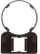 Pllakë përshkruese drejtkëndëshe Lovato Electric LPXAU100, 45x30mm, e zezë