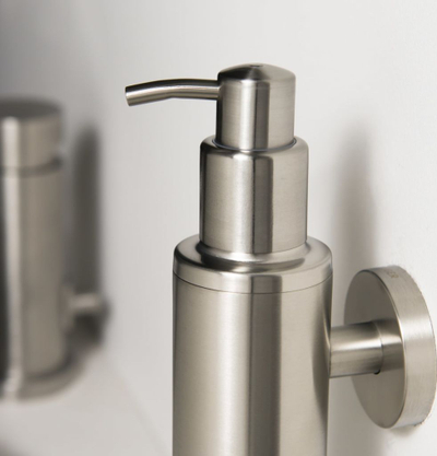 Dispenser muri për sapun Tiger Boston, çelik inox, ngjyrë argjendi