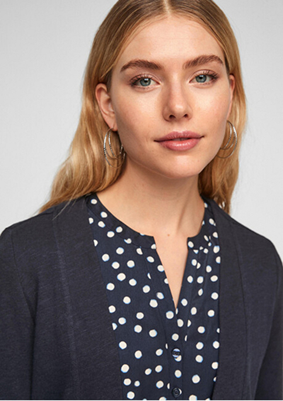 Triko S.Oliver Regular Fit, e kaltër e errët, 04.899.31.7545 .5959