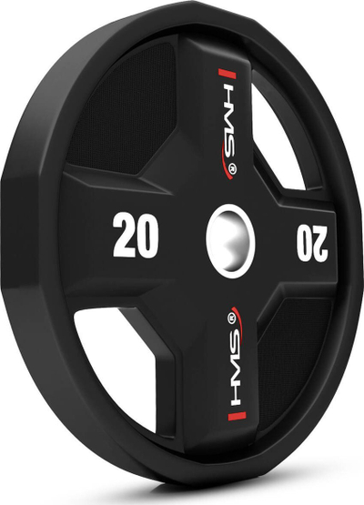 Disk peshash HMS TPC20 Olympic, poliuretani, standard olimpik, i zi