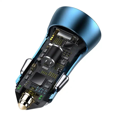 Karikues makine Baseus Golden Contactor Pro, 40W, 1x USB-A 1x USB-C, blu