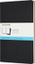 Set fletore Moleskine Cahier Journals L, 13x21cm, faqe me pika, të zeza
