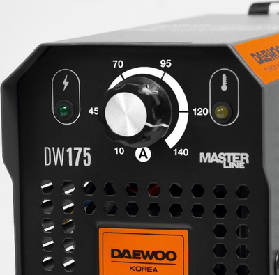 Makineri saldimi Daewoo DW 175, inverter 140A, e vogël portative, gri