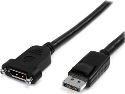 Kabllo StarTech DisplayPort në DisplayPort, 0.9m, e zezë