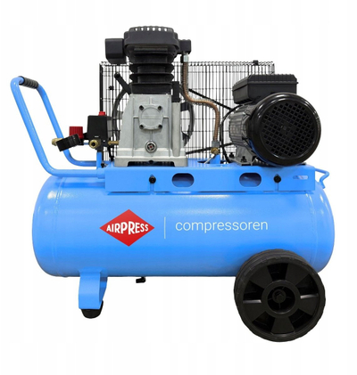 Kompresor ajri Scheppach HL 340-50, 3.0HP 2.2kW, 50l 10bar, blu