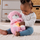 Lodër pellushi Fisher Price Soothe n Snuggle Otter, muzikë qetësuese, dritë dhe lëvizje frymëmarrjeje, rozë