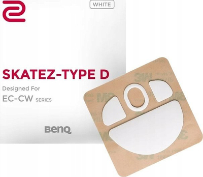 Këmbëza mausi ZOWIE BenQ Skatez Type D, për EC CW, e bardhë