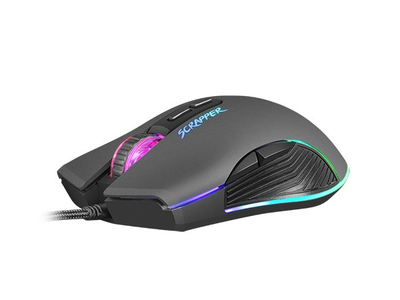 Maus gaming Fury Scrapper NFU 1699, 6400 DPI, RGB, i zi