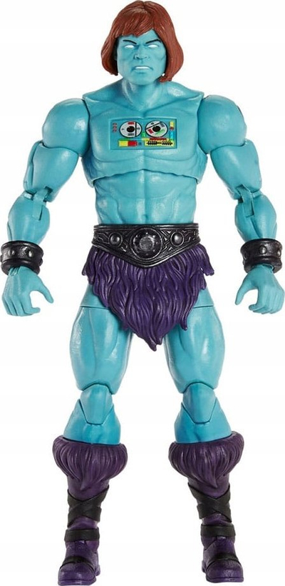 Figurë aksioni Mattel Masters of the Universe Origins Faker, 18 cm, shumë pika artikulimi, blu
