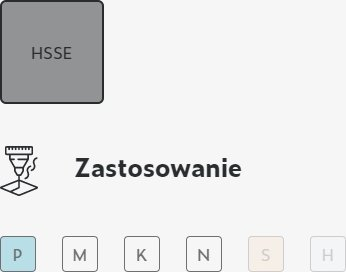 Gërshërë filetimi Fanar 371 B, M4x0.5, HSSE, metalike