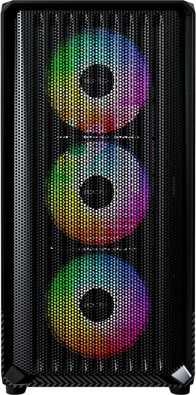 Kuti kompjuteri Montech X5M, MicroATX Mini Tower, 4 ventilatorë ARGB, e zezë