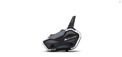 Интерком за мотоцикл Midland R1 Mesh Single, за 1 кацига, IPX6, црн
