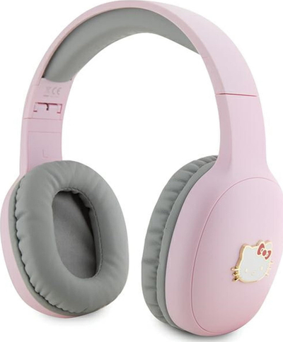Kufje Bluetooth Hello Kitty Bicolor Pink, pa tela, rozë