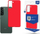 Maskë telefoni 3MK Matt Case Samsung Galaxy S22 Plus, mbrojtëse e hollë që rri fiks, shkon me karikim wireless, e kuqe strawberry