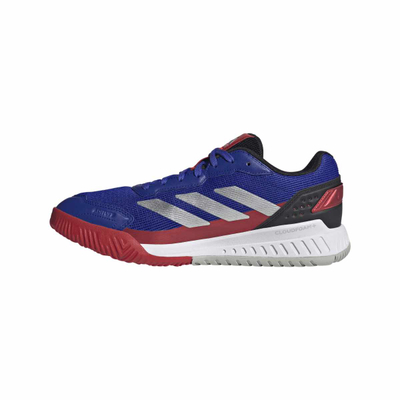 Atlete padel Adidas Courtquick M, mesh, blu e kuqe