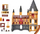 Set loje Wizarding World – Kështjella e Hogwarts, 55 cm, me drita e zëra, shumëngjyrësh