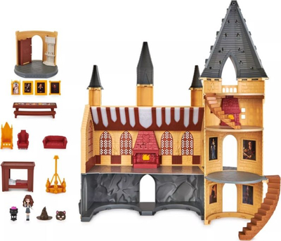 Set loje Wizarding World – Kështjella e Hogwarts, 55 cm, me drita e zëra, shumëngjyrësh