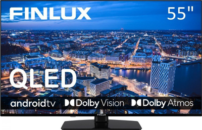 TV Smart Finlux 55FUH7161, 55", QLED 4K UHD, i zi