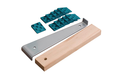 Udhëzues për rreshtin e fundit të laminatit Wolfcraft 6931000, i rregullueshëm, metalik