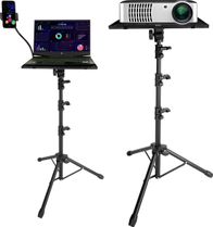 Tripod Mozos PL1, lartësi 1.6m, çelik dhe plastikë, i zi
