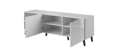 Kabinet TV Cama Meble Abeto, 150x42x52 cm, i bardhë