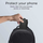 Pouch universal për telefon Tech-Protect SM65, 6.0-6.9", mbyllje magnetike, i zi e kuqe