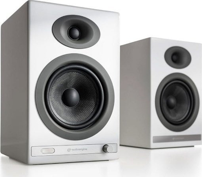 Звучници bookshelf Audioengine HD5, Bluetooth, 150W, бела High Gloss