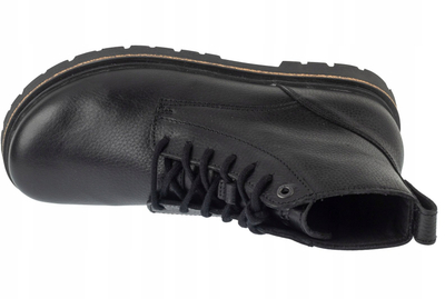 Këpucë hiking Birkenstock Highwood Lace Mid 1030783, të mesme, ngjyrë e zezë