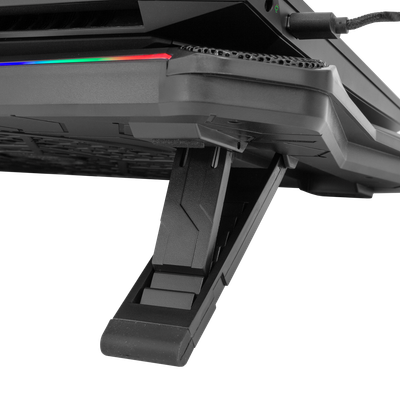 Ftohës Gaming  White Shark GCP-03 Glacier,Rainbow LED,USB HUB, i zi