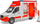 Lodër autoambulancë Bruder 02676 Mercedes Sprinter, 1:16, me figurë paramediku, e bardhë