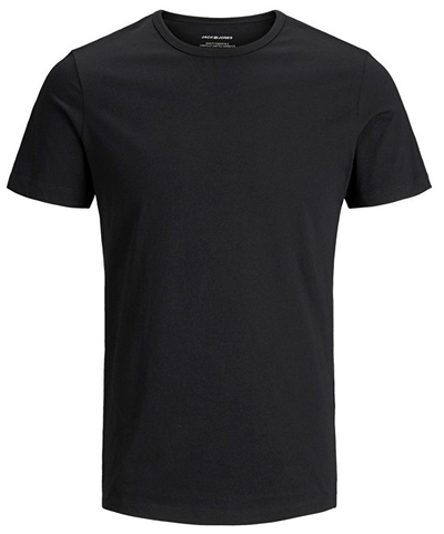 Maica Jack & Jones Basic Crew, të zeza, 2 copë S