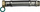 Zorrë uji Gigant HYDROFLEX 1" x 1", 50 cm, çelik inoks, argjend