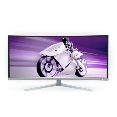 Monitor Philips 34M2C8600/00, 34", OLED, i bardhë