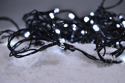 Zinxhir dritash Solight LED Outdoor Christmas Chain, 200 LED, 10m, dritë e bardhë e ftohtë