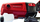 Shpues magnetik Rotabroach Element 40, 1200W, me bazë magnetike, i kuq