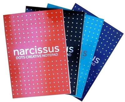 Тетратка со точки Narcissus A5, 80 листови, 80 g/m², разнобојна